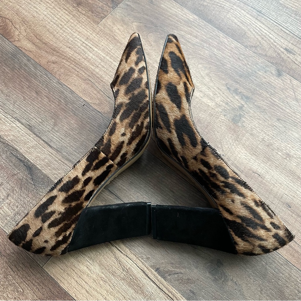 Vince Camuto Leopard-Pattern Pointed Toe Pumps - … - image 2